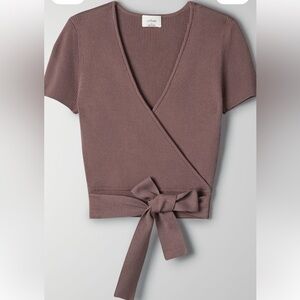 Aritzia Wilfred All Tied Up Sweater